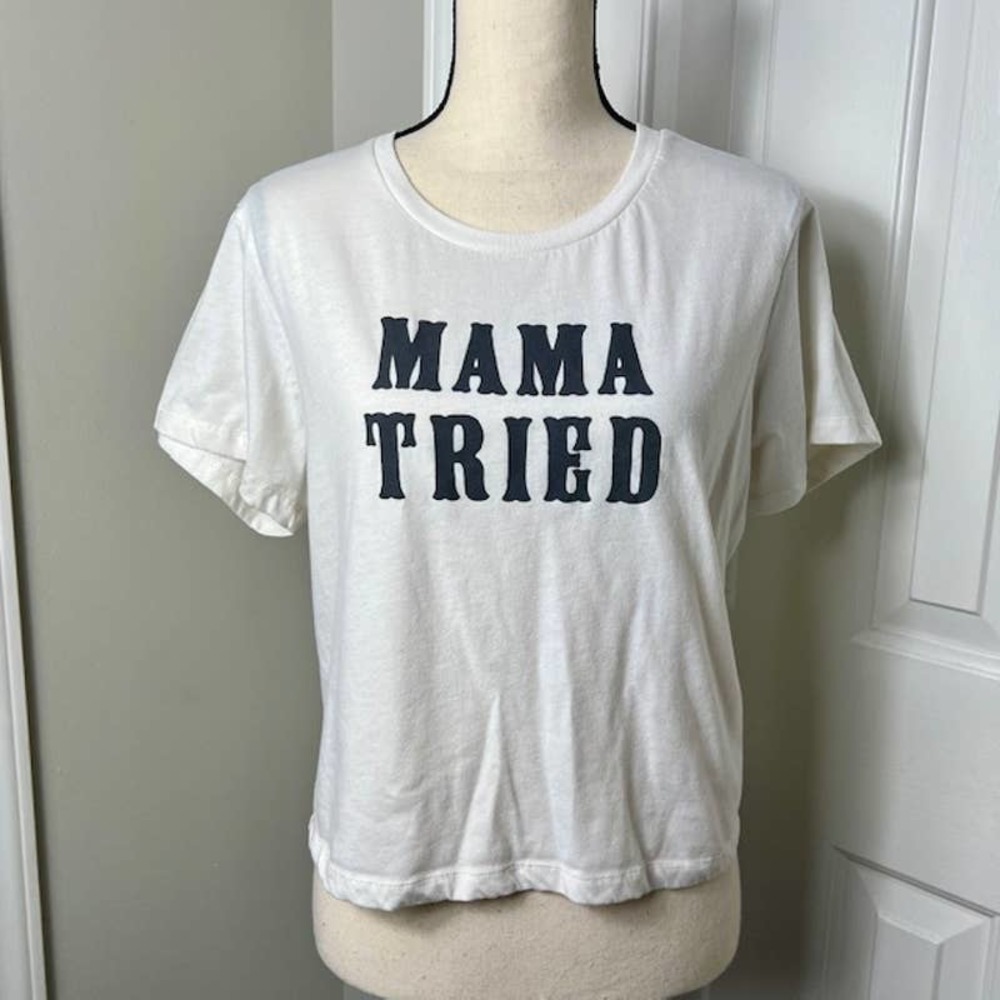 Steel City Mama Tried Boxy Crop Tee